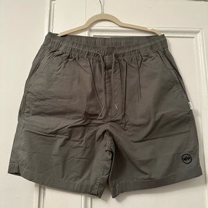 New Alpha Industries Logo Drawstring Shorts